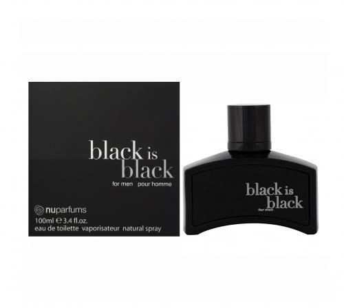 BLACK IS BLACK 3.4 EAU DE TOILETTE SPRAY FOR MEN