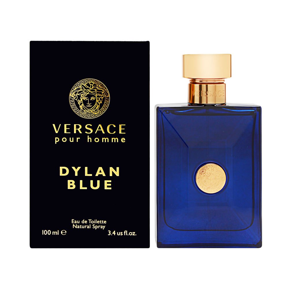 Versace Dylan Blue Eau de Toilette, Cologne for Men, 3.4 oz