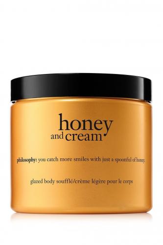 Coty PHIL99400001079 4 oz Philosophy Honey & Cream Glazed Body Souffle Sealed Body Lotion Moisturizer for Women, White
