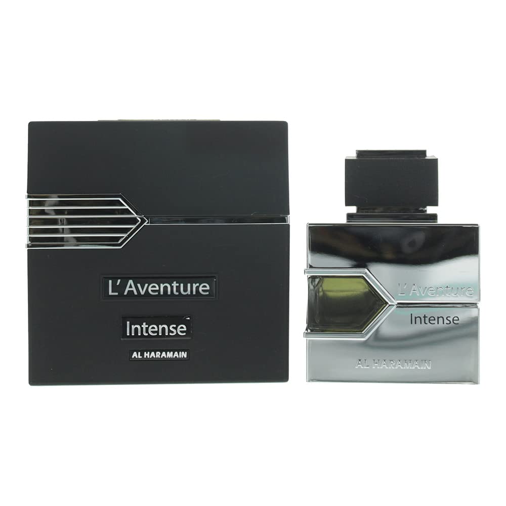 Al Haramain L’Aventure Intense for Men Eau de Parfum Spray, 3.4 Ounce