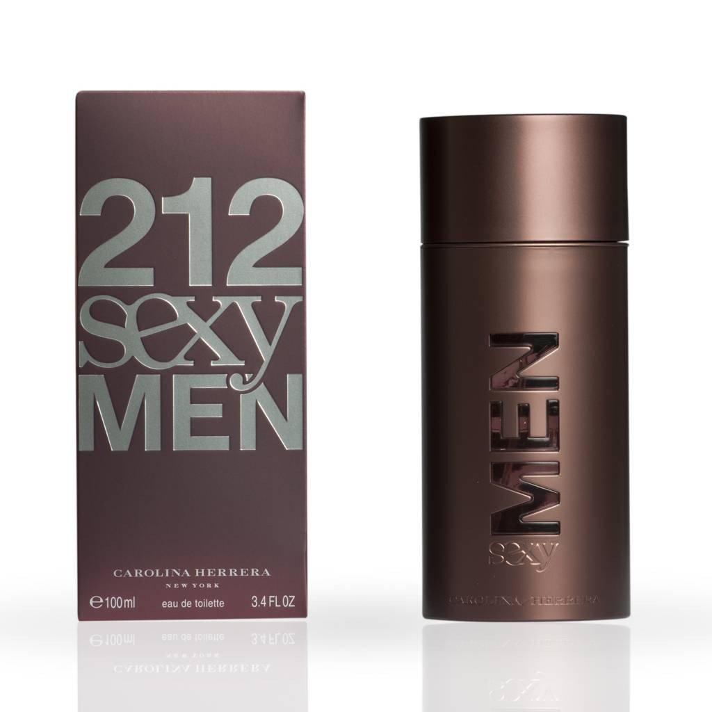 Carolina Herrera 212 Sexy Eau De Toilette Spray for Men, 3.4 Ounce