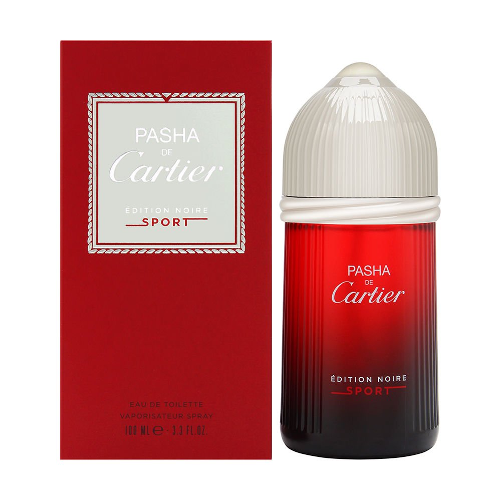 Cartier Pasha de Edition Noire Sport Eau de Toilette Spray for Men, 3.3 Ounce