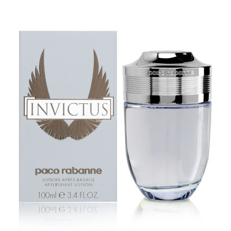 Paco Rabanne Invictus After Shave Lotion For Men – Lightly Perfumes The Skin – Notes Of Morning Freshness And Animal Sensuality – Eliminates Razor Burn – Feeling Of Immediate Comfort – 3.4 Oz