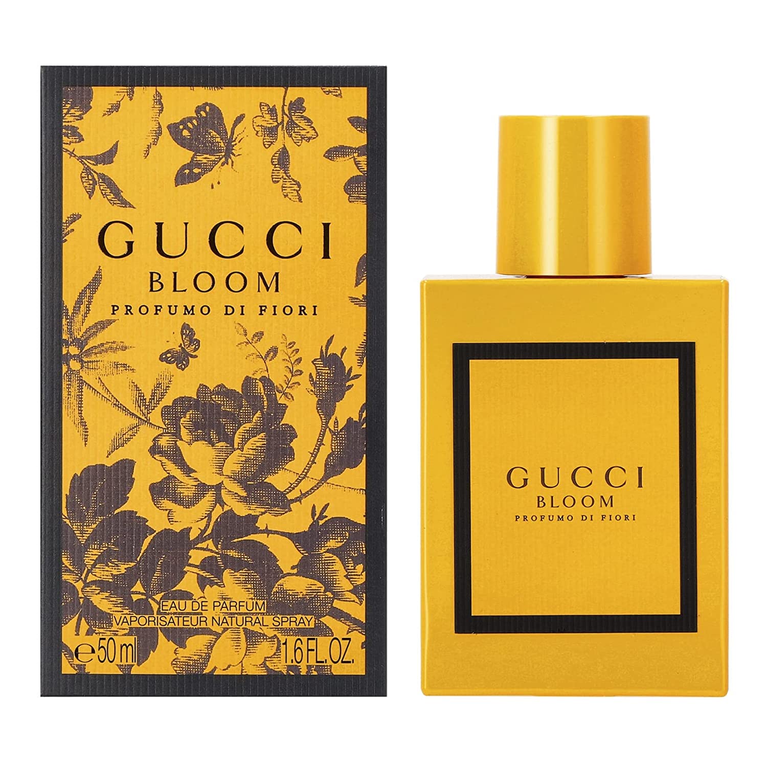 Gucci Bloom Profumo Di Fiori Eau De Parfume Spray for Women, Oriental Floral, 1.6 Fl Oz
