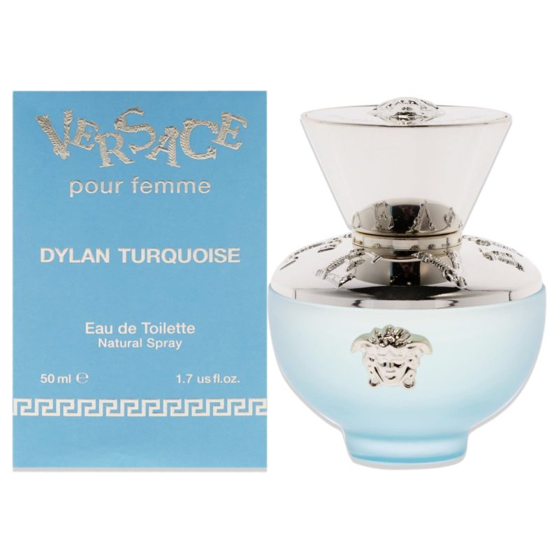 Dylan Turquoise Pour Femme by Versace for Women – 1.7 oz EDT Spray